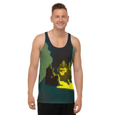 NS 801 Men's athletic tank top in action.